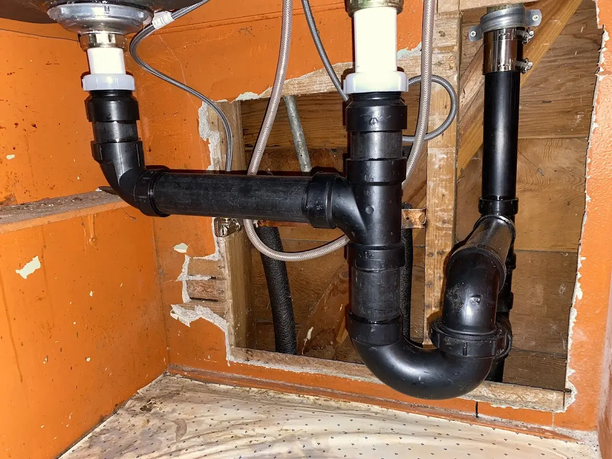 Professional Repiping Services equipment and tools on the job in Traverse City