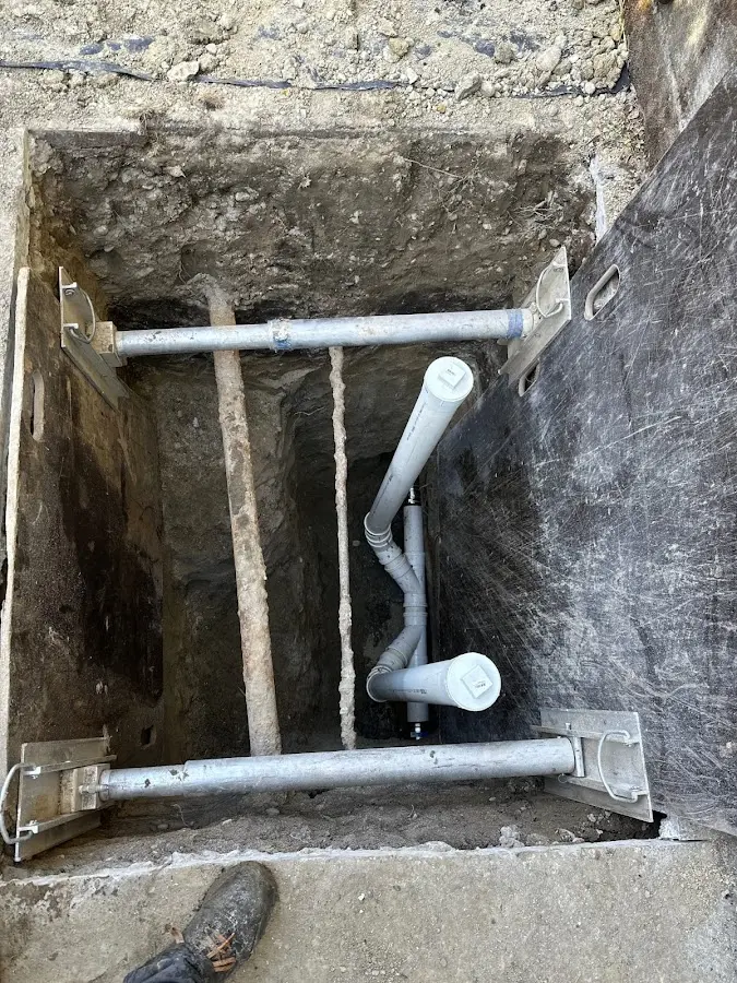 Experienced plumber completing Gas Line Repair work in Traverse City